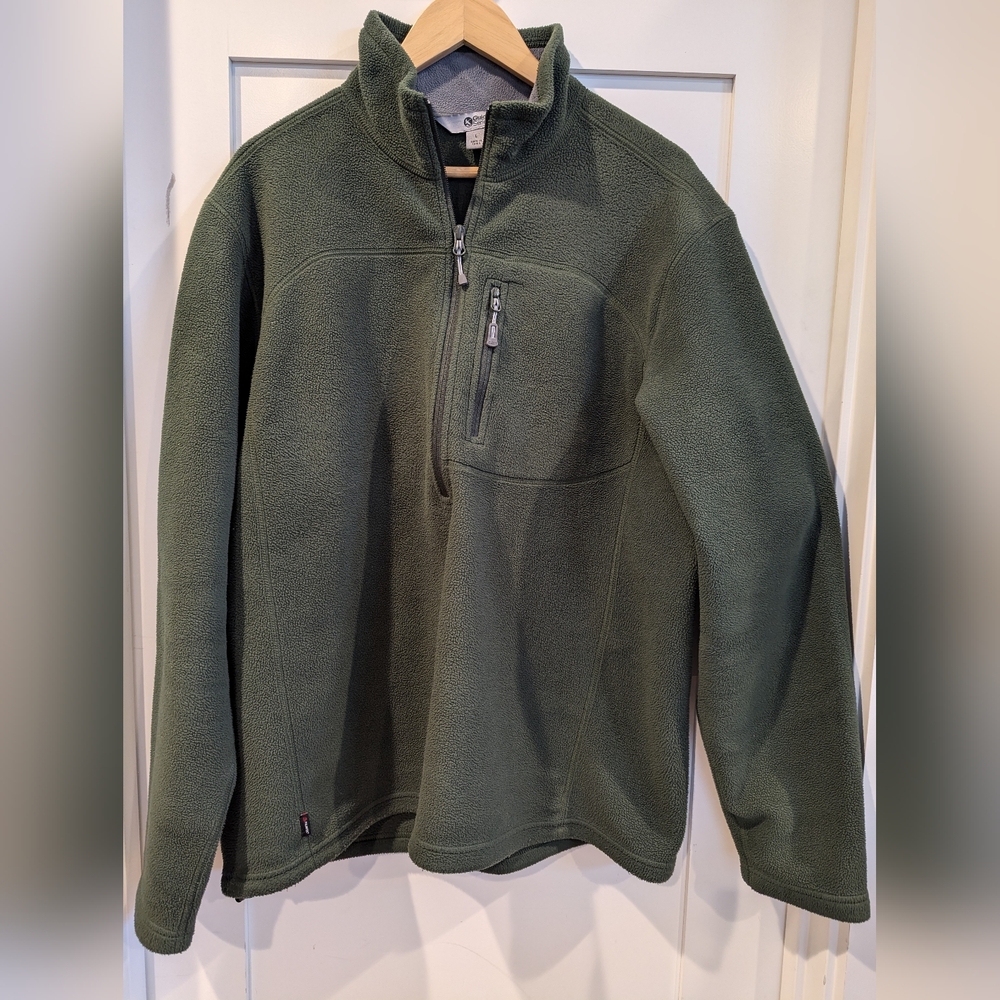 Guide Series, Men's Quarter Zip, Size Large, Forrest Green